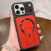 Shockproof Lens Cover Magnetic Phone Case for iPhone 18, Hidden Kickstand TPU Acrylic Protective Cover