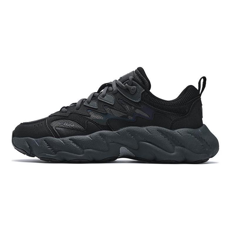 Fila Fern 2 Fashion Универсальные Простые Спортивные Повседневные Удобные Тренировочные Легкие Сетчатые Мужские Кроссовки Черный F12M531101FBK