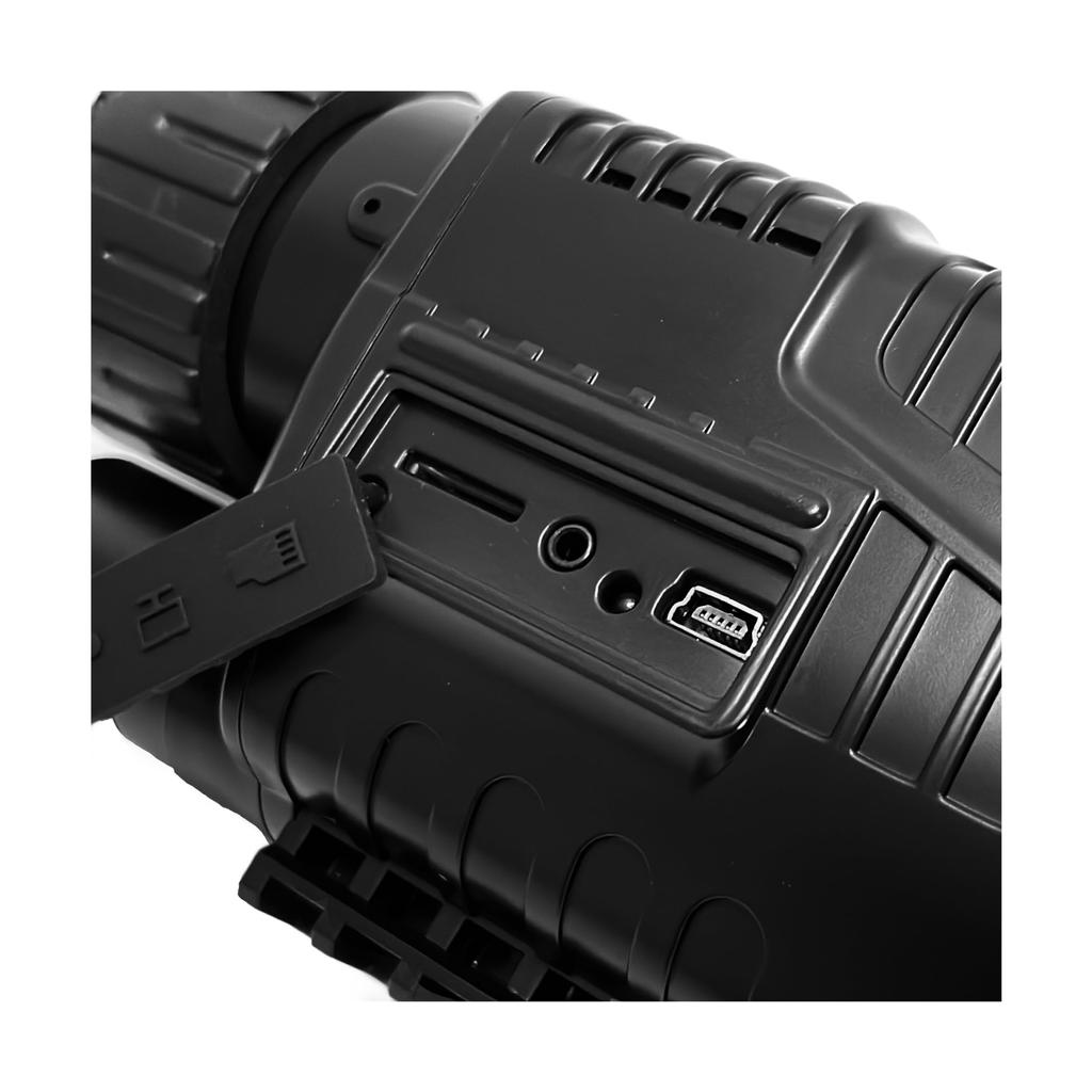 ChaosAirsoft Монокуляр ночного видения Прицел ночного видения с 5-кратным увеличением Совместимость с MicroSD NV-400 День/Ночь