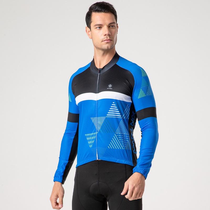 Дышащие велосипедные майки, комплект одежды для велоспорта, быстросохнущая мужская велосипедная одежда с длинными рукавами, костюм, колготки