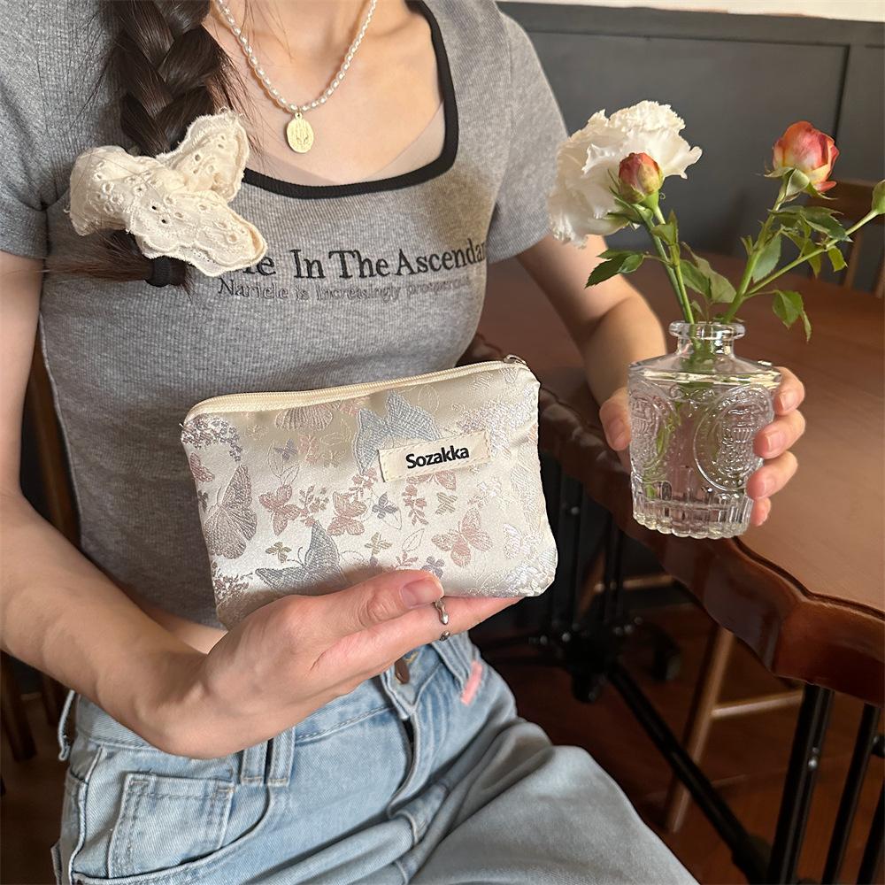 Новая китайская жаккардовая сумка-бабочка через плечо женская новая сумка подмышкой модная сумка-тоут большой емкости