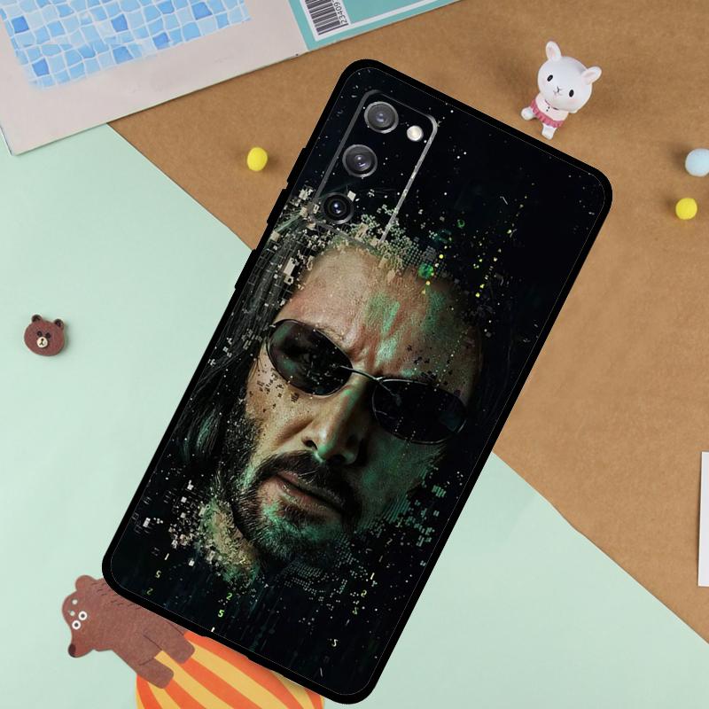 Matrix 4 Art Soft Case For Samsung Galaxy S25 Ultra S9 S10 S20 S22 S21 Plus S23 FE S24 Ultra Funda Cover