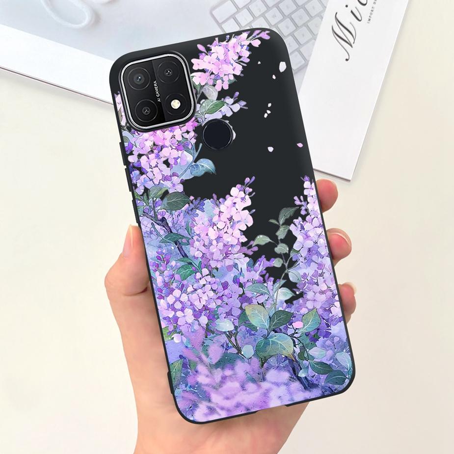 For Oppo A15 Case Oppo A15s CPH2179 Cute Fashion Candy Painted Cover Soft TPU Phone Case For Oppo A15 A 15 s OppoA15 Full Bumper