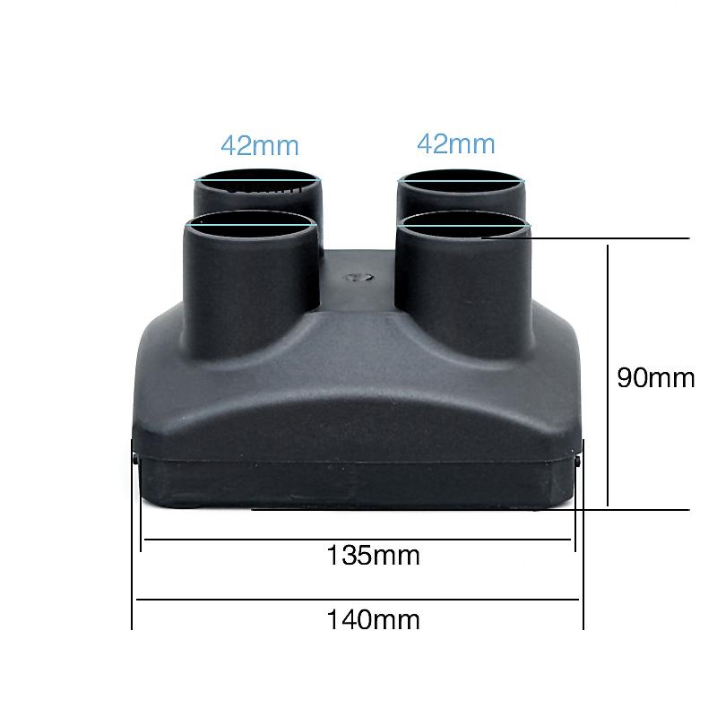 42/60/75/90mm 2KW / 5KW Car Air Outlet Vent Cover For Air Diesel Parking Heater Parts Webasto Heater Truck Bus Caravan