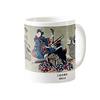 Katsushika Photo Mug with Oi's "Sankyoku Gassozu" Mug (Ukiyo-e Series) (A Caption)