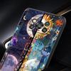 Красивый чехол-крышка из стекла с изображением Солнца и Луны для Xiaomi Poco F7 Ultra F6 F5 F4 F3 X6 X5 X4 X3 NFC C51 C55 M4 GT 5G Мягкий корпус из ТПУ