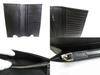 Authentic PRADA Saffiano Triangle Black Leather Bifold Long Flap Wallet #b088  Seller refurbished