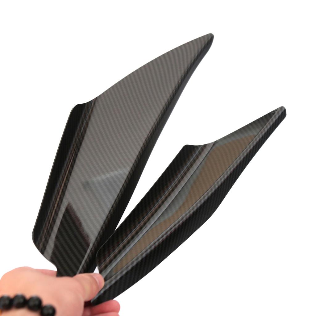 Универсальный автомобильный спойлер на передний бампер, сплиттер для губ, плавник, спойлер для тела, канарды, комплект для ремонта, декоры