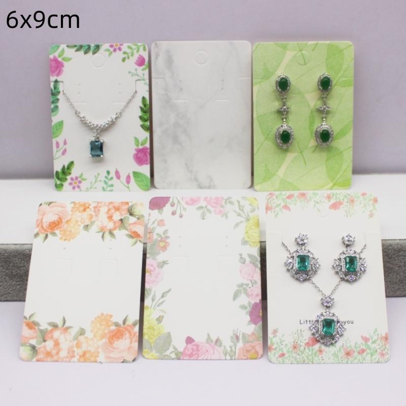 100 шт. 5.1x6.3/6x9/7x9/5x7/5x5/5x4 см смешанные серьги ожерелье карты