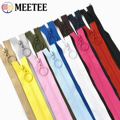 5/10/20 шт. Meetee 25/60 см 3# Пластиковые молнии Открытый/Закрытый конец Молния для одежды Сумок Кольцо-бегунок Молния Одежда Швейные аксессуары