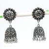 Натуральный индийский вид Джумки с драгоценными камнями Серьга из стерлингового серебра 925 пробы 1,77" j8B41