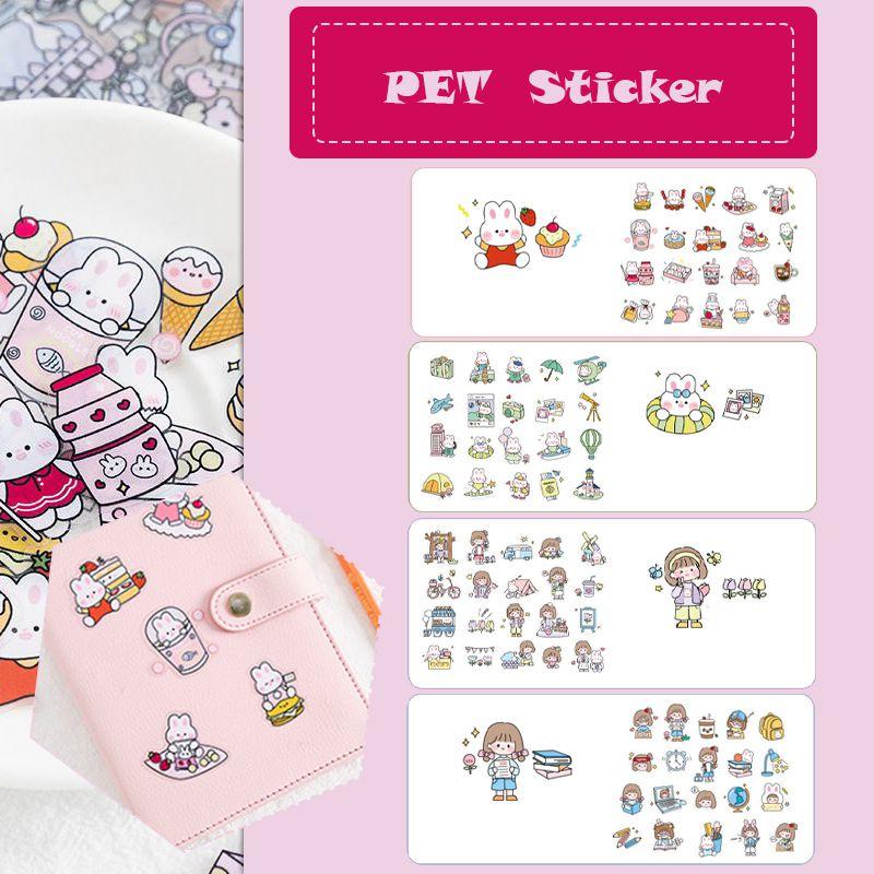 Rosyposy Fresh And Lovely Sticker Bag With Beautiful Hand-painted Patterns And Colors