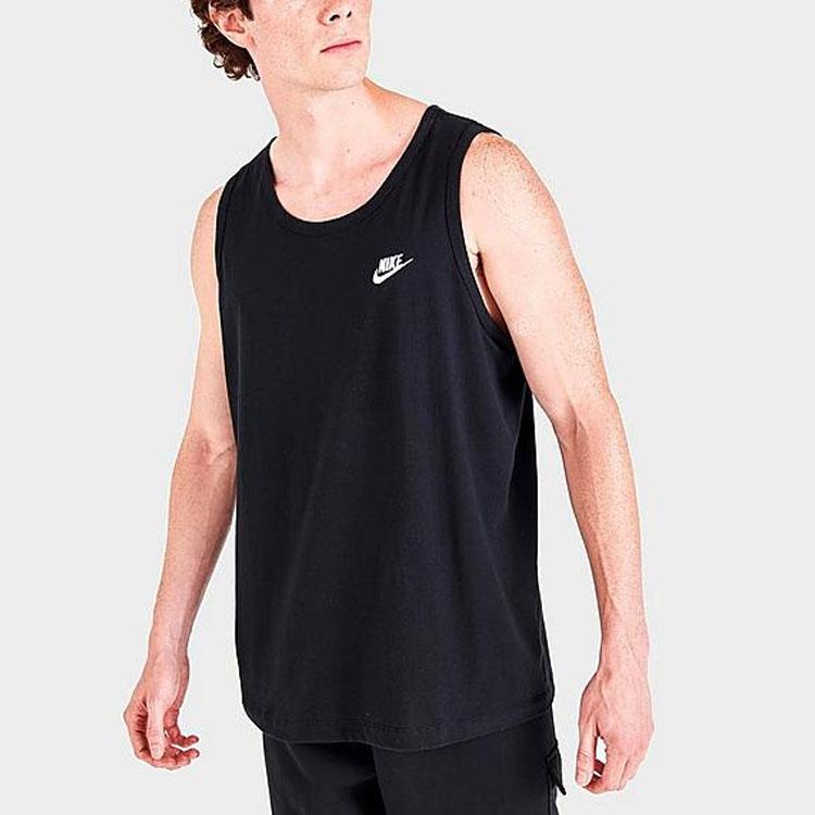Nike Баскетбольная майка без рукавов с логотипом, мужская черная BQ1260-010