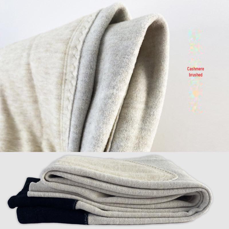 Зимние теплые брюки для мужчин и женщин: Высокая талия, кашемировый шелк, бархат, утолщенный хлопок, большой размер 