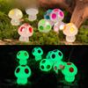 Mini Glow-in-the-dark Ornaments Simulate Small Mushrooms Micro Landscape Bonsai DIY Landscape Mobile Phone Hand Decoration