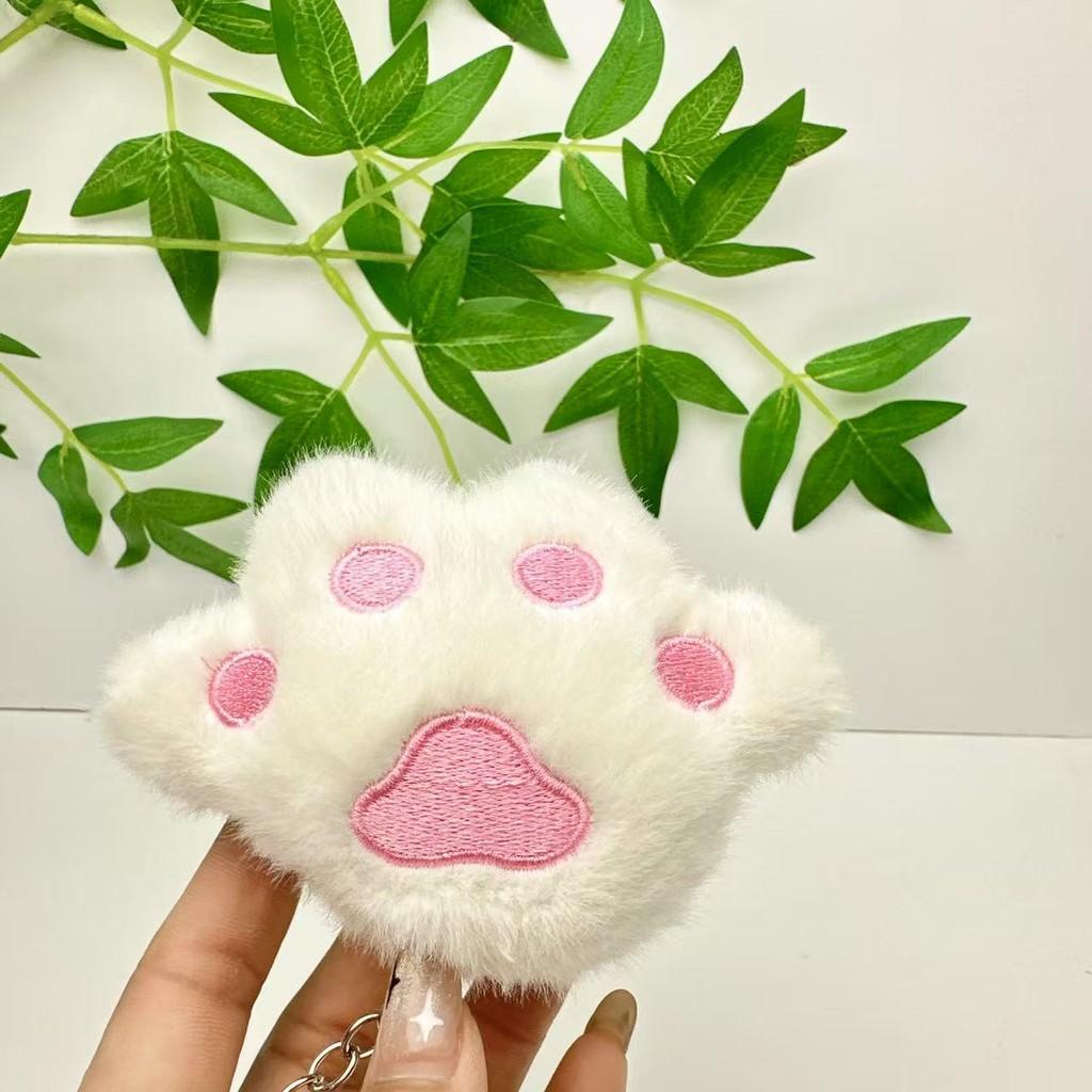 Милый плюшевый брелок для кошки с мягким коротким плюшем для украшения сумки и подарка