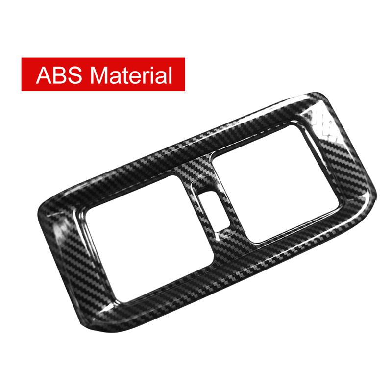 Для Toyota RAV4 XA50 2019 2020 2021 2022 2023 2024 ABS Автомобильный задний кондиционер вентиляционные отверстия отделка крышки наклейки аксессуары
