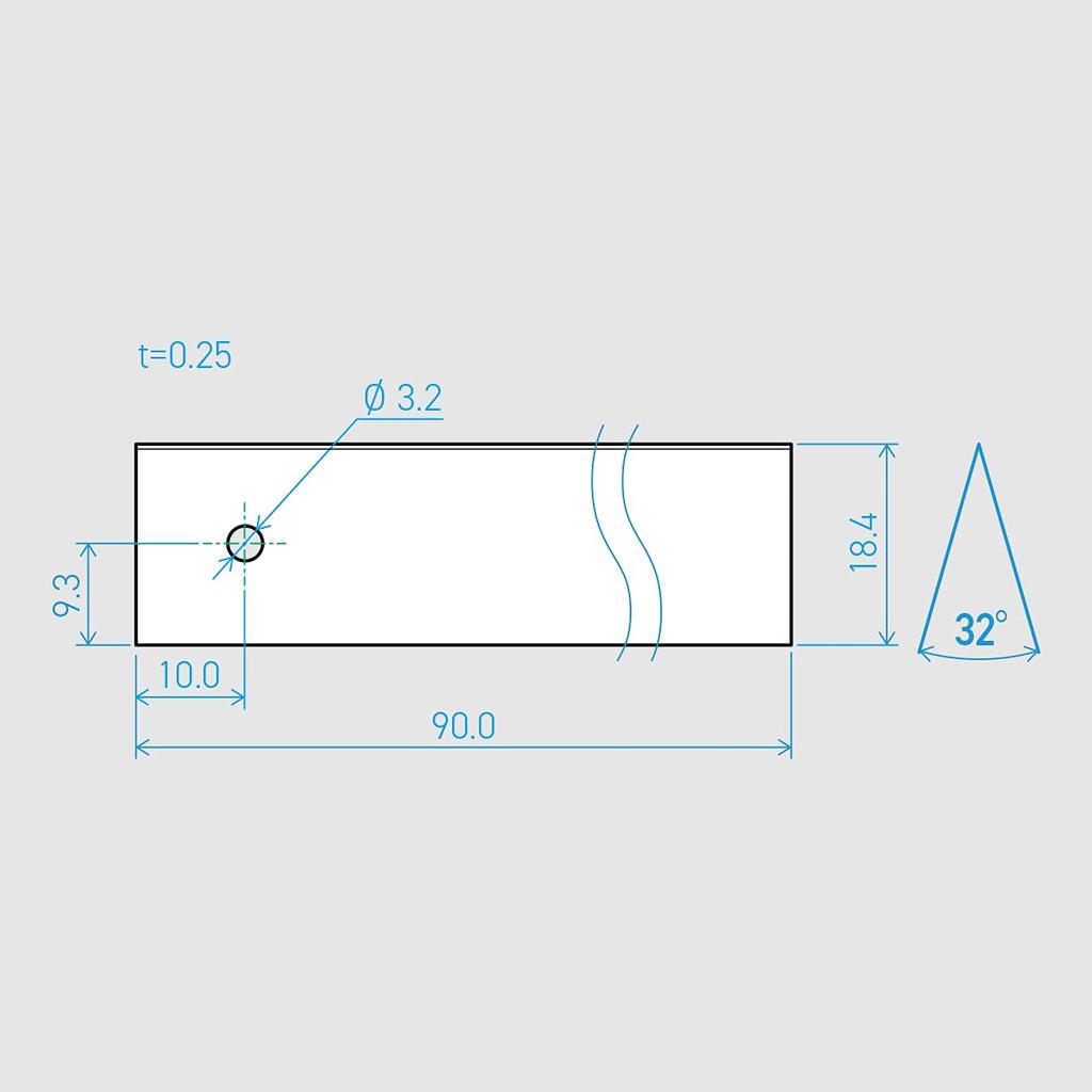 Нож для обрезки Kai Механическое лезвие 0.25×18.4×90L 32° Набор из 50 шт. 750BH2051