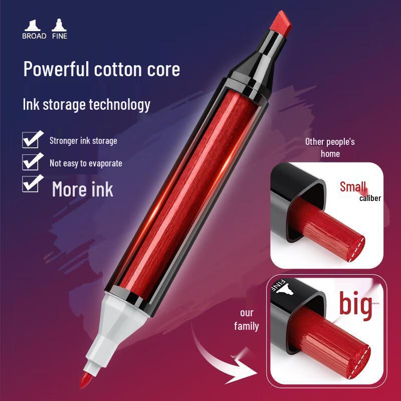 Touch Mark 80-Color Dual Tip Art Marker Set