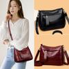 Soft Leather Mother Bag Multi-Layer Shoulder Bag Large Capacity Lightweight Crossbody Bag Mobile Phone Bag