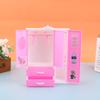 1/12 1/6 кукольный миниатюрный розовый пластиковый шкаф для кукольного дома, аксессуары