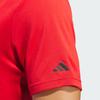 Adidas Core Performance Primegreen Polo Shirt Solid Logo Short Sleeve Polo Men Tops Red IU4434