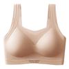 Traceless underwear women's small breasts gather and show large external expansion integrated fixed cup no steel ring closed breast anti-sagging bra