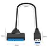 Светодиодный индикатор Внешний HDD SSD USB 3.0 на SATA Адаптер Кабель 22-контактный Конвертер Жесткий Диск Драйвер