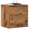 VidaXL Bedside Table Old Wood 40x30x40 Cm Engineered Wood, Cabinet, Bedroom Furniture, Support of 855924