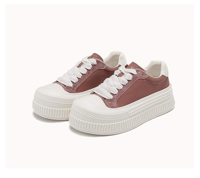 Aokang Women's Casual Lace-Up Board Shoes