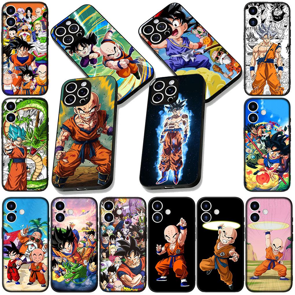 Cover for Apple iPhone 17 16 14 15 Pro Max Plus 15+ 16E XR ProMax Air + Coque Phone Case Krillin Dragon Gokus Ball DragonBalls