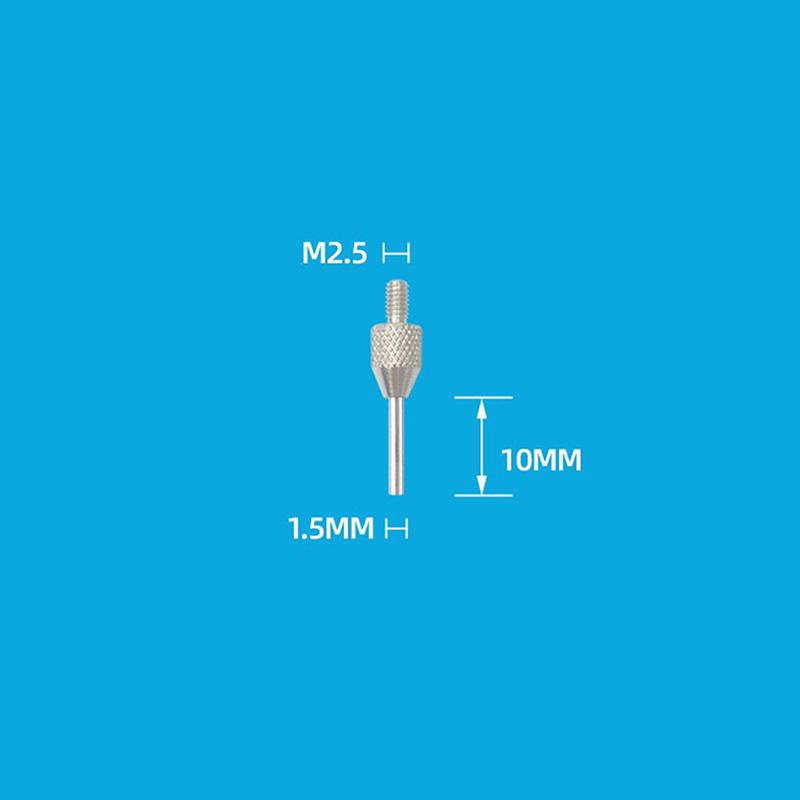 M2.5 Thread 1/1.5/2/3Mm Needle Diameter Dial Test Indicator Contact Point 10/20/30/40/50Mm Length Measuring Gauging Tools