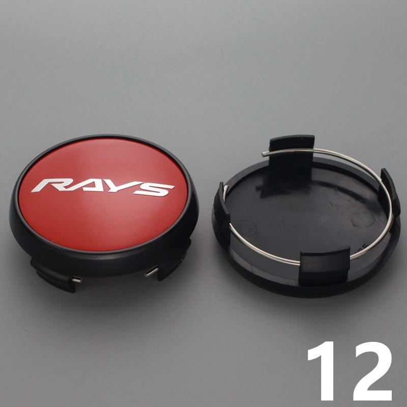 4pcs 65mm/60.5mm clip volk rays wheel center cap car covers caps on wheels enkei racing ssr logo emblem hub cap for rims auto