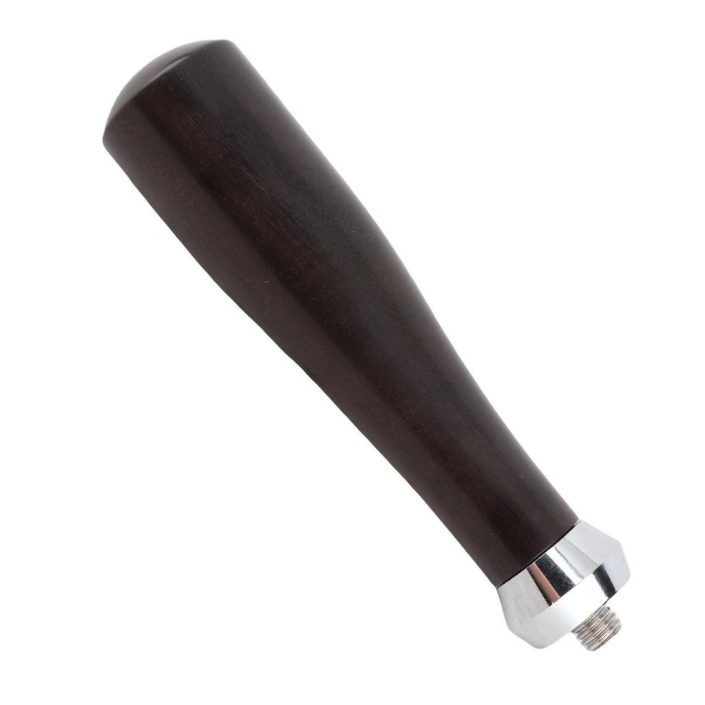 Coffee Portafilter Handle Comfortable Grip Burr Free Black Rosewood Durable Wearable Coffee Machine
