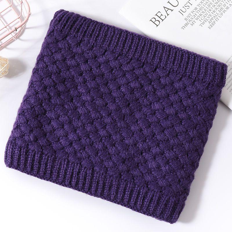 Универсальный флисовый утолщенный шарф-снуд для мужчин и женщин, зимний теплый вязаный шарф-капюшон