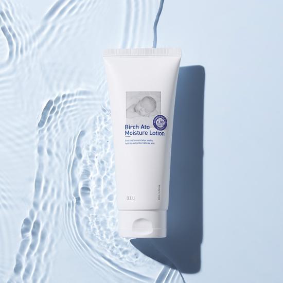 Birch Ato Moisture Lotion Double Set, Korean Cosmetics