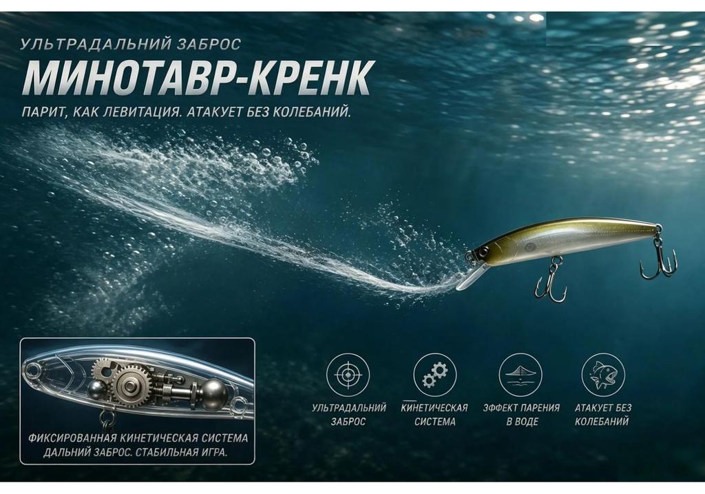 Caperlan MNWFP100 F Wobbler Fishing Lure 10cm 10.6g Floating ABS Plastic