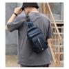 Новая мужская многофункциональная нагрудная сумка Модная повседневная одноплечевая сумка через плечо Водонепроницаемая ткань спейс Маленький рюкзак CLE