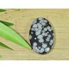 21X37X06MM Натуральный Обсидиан Снежный Овал Кабошон Свободный Драгоценный Камень 40 Карат. SK-3767