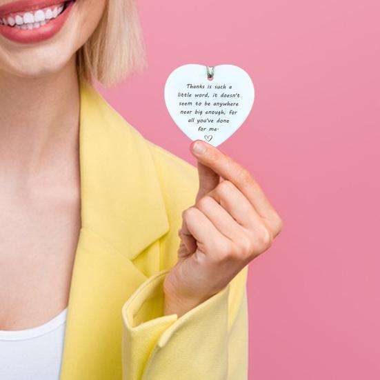 Памятное украшение в форме сердца. Никогда не забывайте о том, как вы изменили мир. Изысканный акриловый кулон с