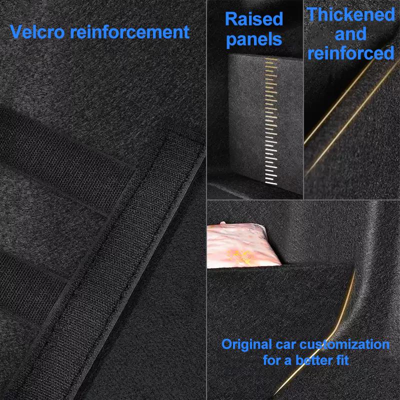 Multifunction Storage Box For Volkswagen ID.UNYX Cupra Tavascan 2024 2025 Trunk Storage Partition Thicken Trunk Side Partition