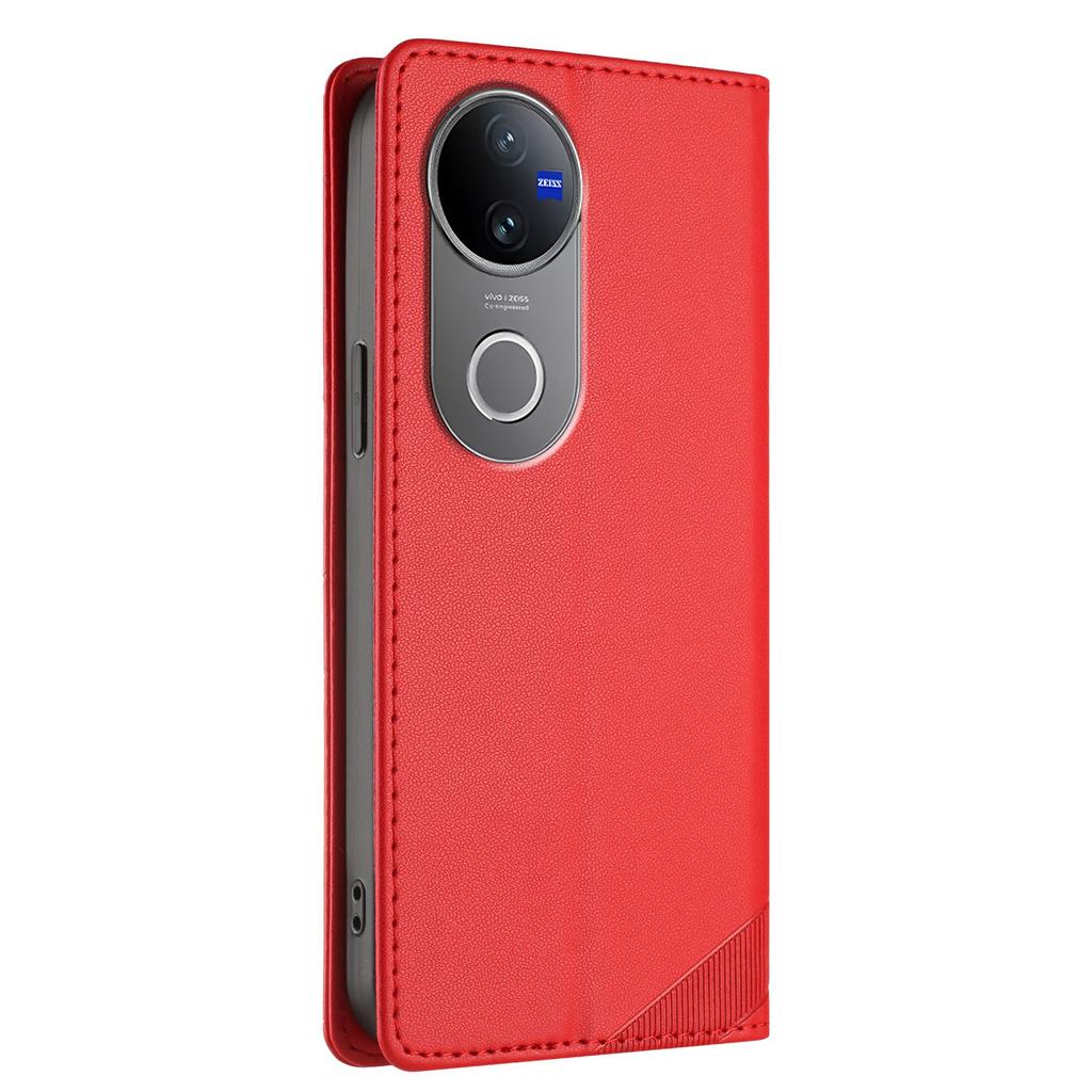 Для vivo V50 5G Чехлы для телефонов Панк-стиль Тисненый Кошелек Подставка Кожаный чехол