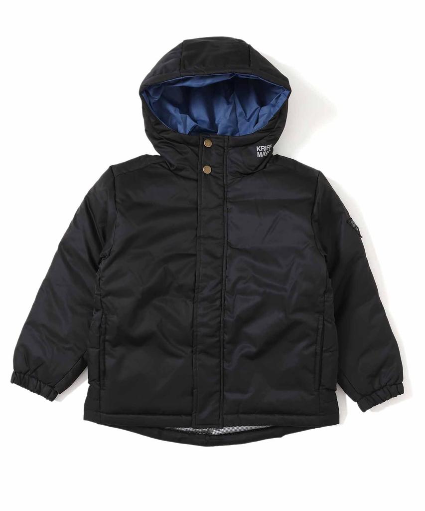 Cliff Mayer Mixture Down Lightly Outerwear for Kids and Size Black Jacket, Water-Repellent, Washable, Juniors, Unisex, 150,