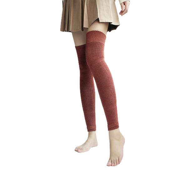 Женские носки, длинные носки на каждый день, утолщенные носки выше колена, тонкие сенсорные носки для повседневного ношения