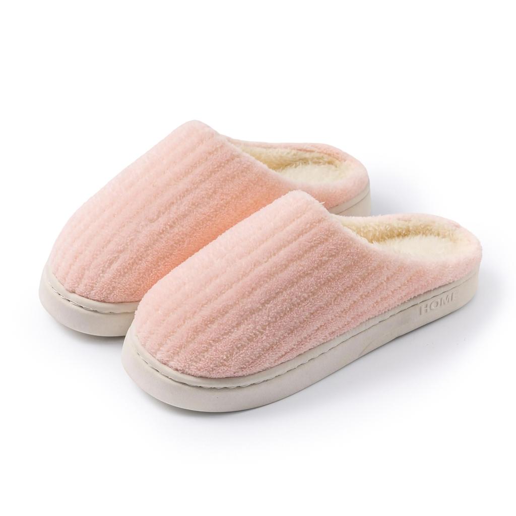 Cotton Slippers Autumn and Winter Outdoor Indoor Home Comfort Thick Sole Plush Warm Couple Shoes