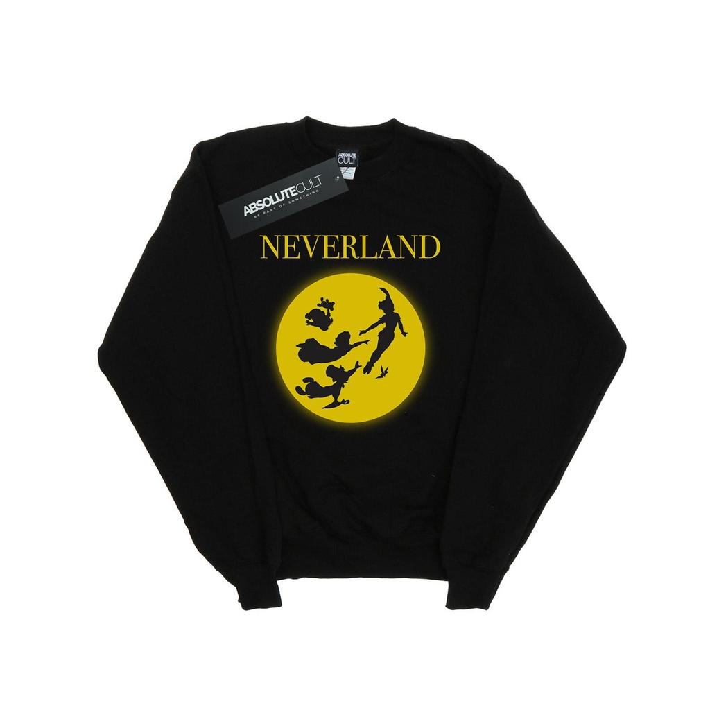 Disney Mens Peter Pan Moon Silhouettes Sweatshirt