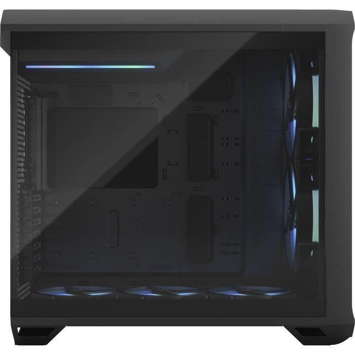 Boîtier PC - FRACTAL DESIGN - Torrent Black RGB TG Light Tint - SSI-CEB - Air Flow Optimisé Avec 5 Ventilateurs ARGB (FD-C-TOR1A-04)