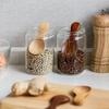 Короткая ручка Маленькие натуральные деревянные ложки Чай Мед Кофе Кухня Специи Приправы Соль Сахар Прочные Мини-ложки Аксессуары