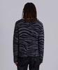 Jeidideuleondeon (M) Brushed Zebra Knit Jumper Multi