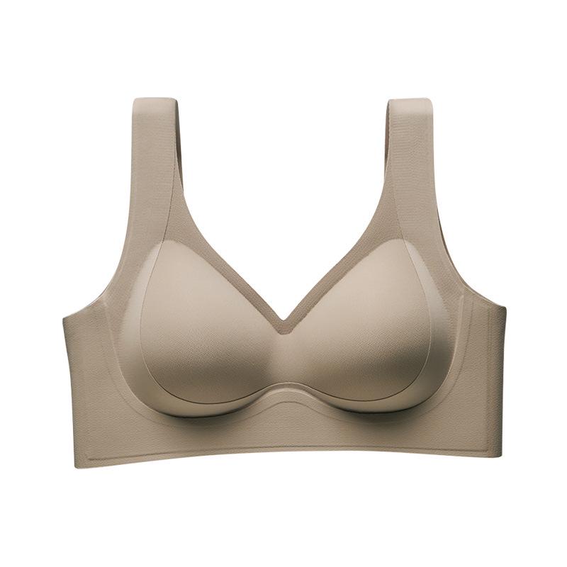 VANBARIS Plus Size Push-Up Bra with Side Support, Fixed Cups & Seamless Back Smoothing for Women